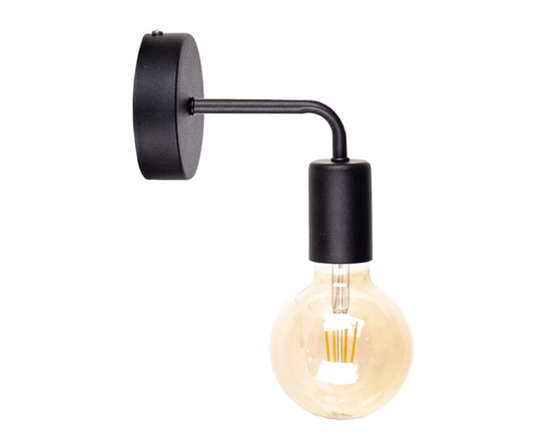 Prüfen Schwarze Wandleuchte Keter Lighting NIXON BLACK 1×E27