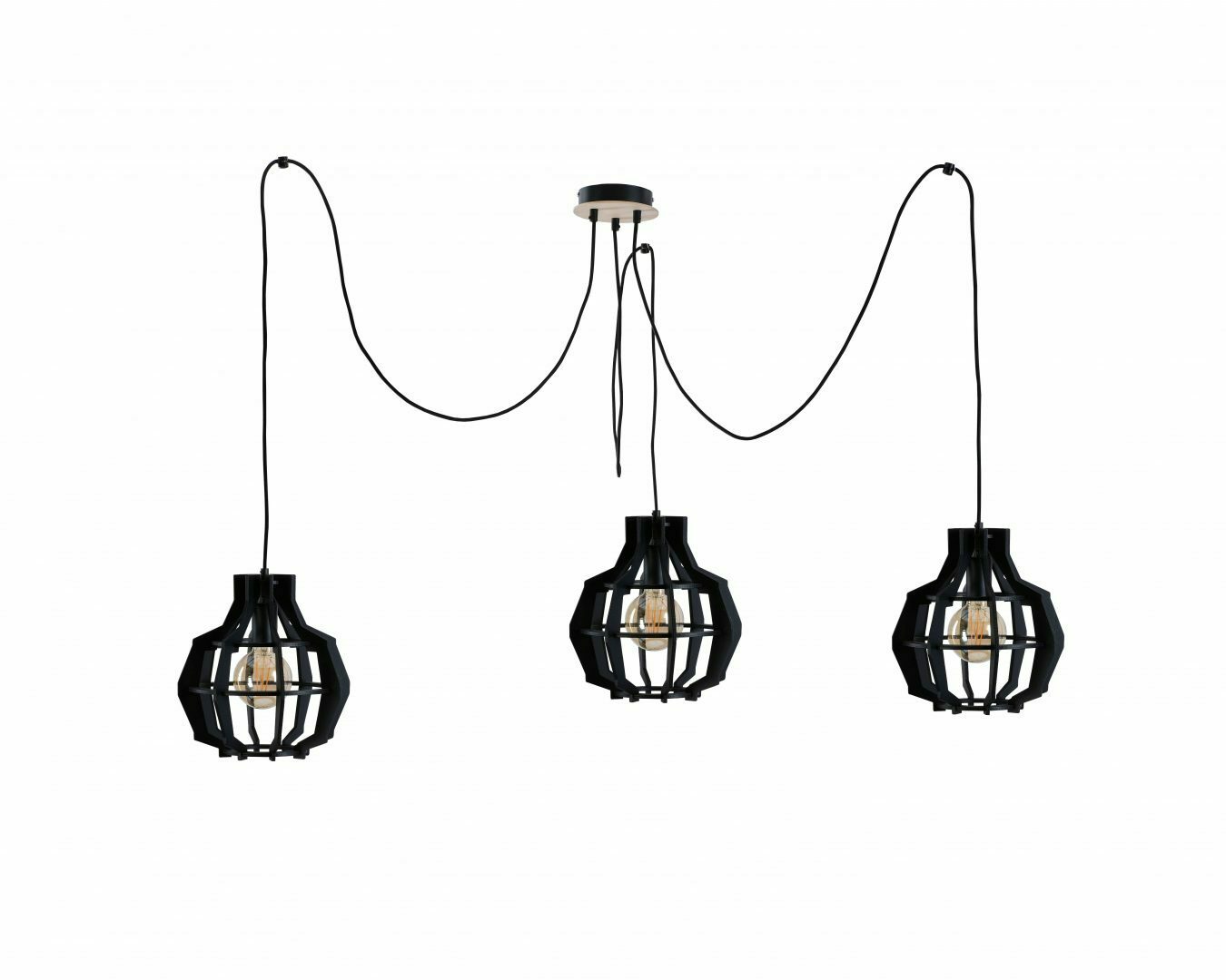 Prüfen Pendelleuchte Keter Lighting Bento Small Black Long 3 × E27 764 Pendelleuchte Keter Lighting Bento Small Black Long 3 × E27 764