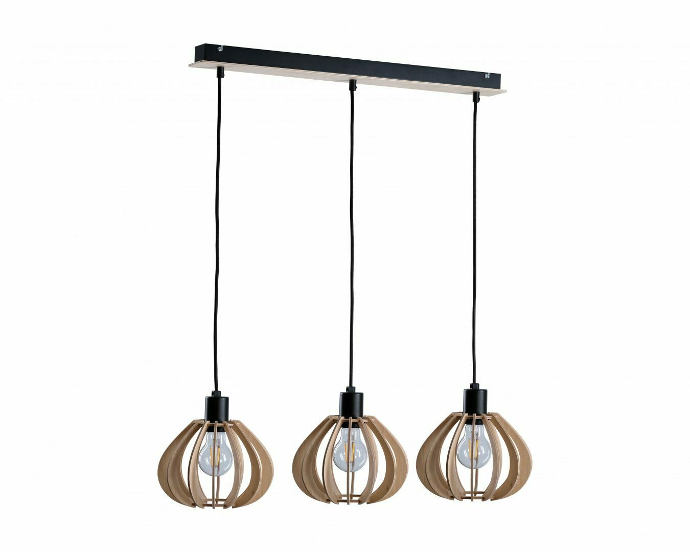 Prüfen Hängelampe 3xE27 NICOLET NATURAL UND SCHWARZ 825 Hängelampe 3xE27 NICOLET NATURAL UND SCHWARZ 825