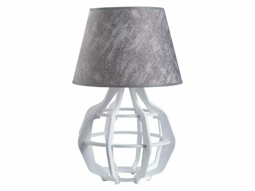 Prüfen Nachttischlampe 1xE27 BENTO WHITE GREY II 920