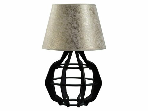 Prüfen Nachttischlampe 1xE27 BENTO SCHWARZ GOLD 921