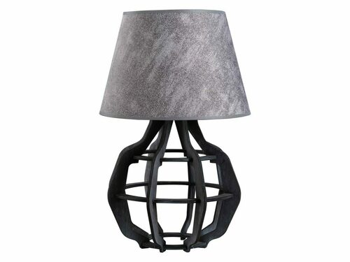 Prüfen Keter Lighting BENTO GREY–GREY II 927 graue Nachttischleuchte E27 max. 60 W 46 cm