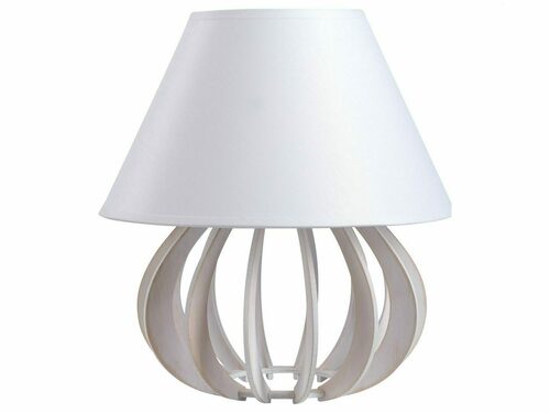 Prüfen Nachttischlampe Keter Lighting NORA WHITE II 939, weiß, 30 cm