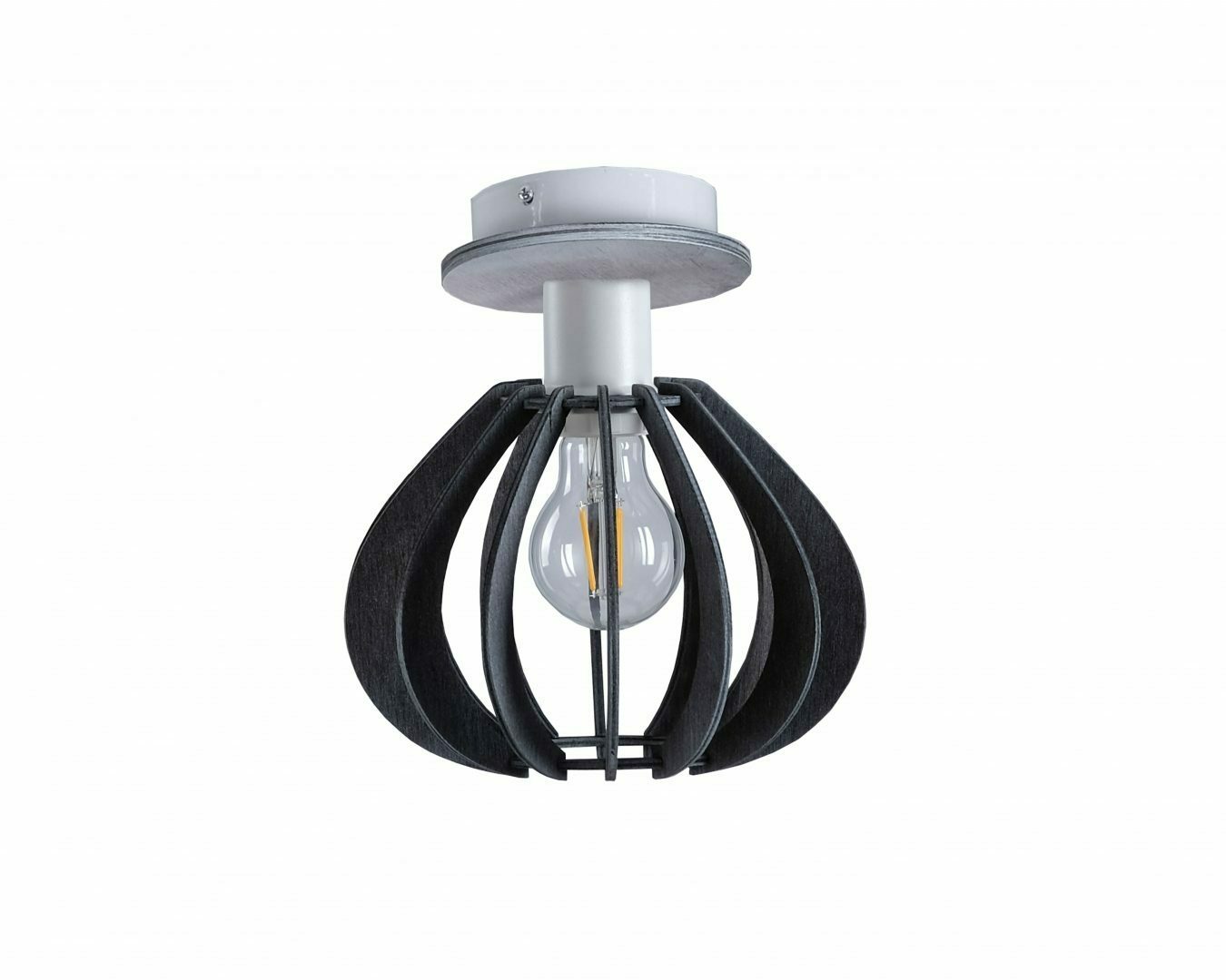 Prüfen Deckenleuchte Keter Lighting NICOLETA GREY 830 1xE27 weiß-grau 23 cm Deckenleuchte Keter Lighting NICOLETA GREY 830 1xE27 weiß-grau 23 cm