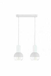 Pendelleuchte Keter Lighting ICE 1610 weiß, Glas, 2×E27 small 0