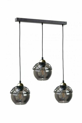 Prüfen Pendelleuchte 3xE27 MERA BLACK/GOLD Keter Lighting