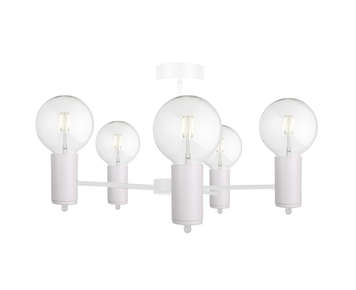 Prüfen Deckenleuchte Keter Lighting ARDE WHITE 1714 weiß 5xE27 50 cm