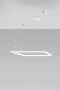 THORO NELYA M LED-Kronleuchter weiß 48W 4000K 5757lm CRI 97, Quadrat 80 cm, Abhängung bis 150 cm, TH.150 small 1