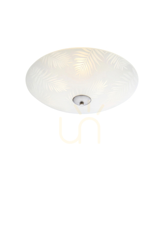 Prüfen Plafond Markslojd BLAD 107754 2-flammig 35 cm Weiß Stahl Glas