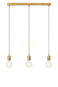 Pendelleuchte Markslojd Bronx 3-flammig Braun Metall 68 cm 108097 small 0