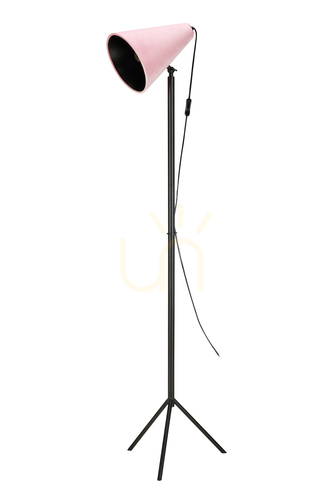 Prüfen Bodenlampe Markslojd Cilla 107928 Schwarz Rosa Metall 150 cm