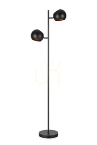 Bodenlampe Markslojd EDGAR 107741 2-flammig Metall schwarz 145 cm small 0