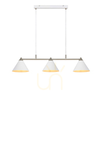 Pendelleuchte Markslojd Klint 3-flammig Weiß Metall 98 cm 108075 0 Pendelleuchte Markslojd Klint 3-flammig Weiß Metall 98 cm 108075 small 0