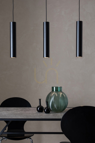 Prüfen Pendelleuchte Markslojd Ruben 3-flammig schwarz Metall 82 cm 107882