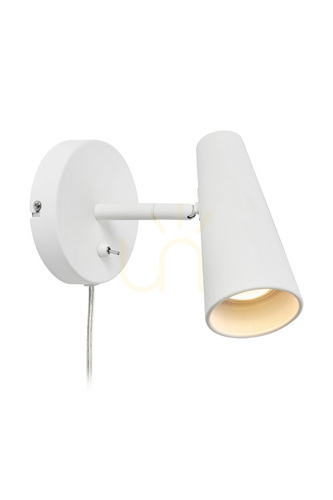 Prüfen Wandlampe Markslojd Crest 108199 Weiß Metall 1-flammig 20 cm