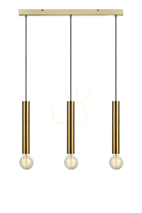 Pendelleuchte Markslojd Sencillo 3-flammig Messing Metall 75 cm 108261 small 0