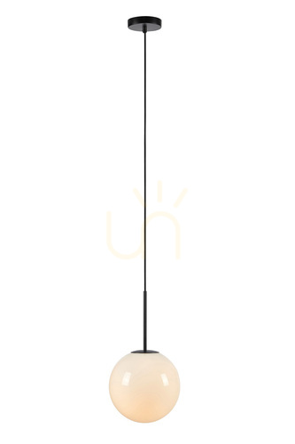 Prüfen Pendelleuchte Markslojd Dione 108267 Weiß Schwarz Glas Metall 25 cm