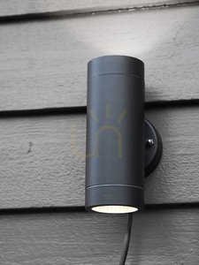 Außenwandleuchte Markslojd 108169 schwarz Aluminium 2-flammig LED 15 cm small 3
