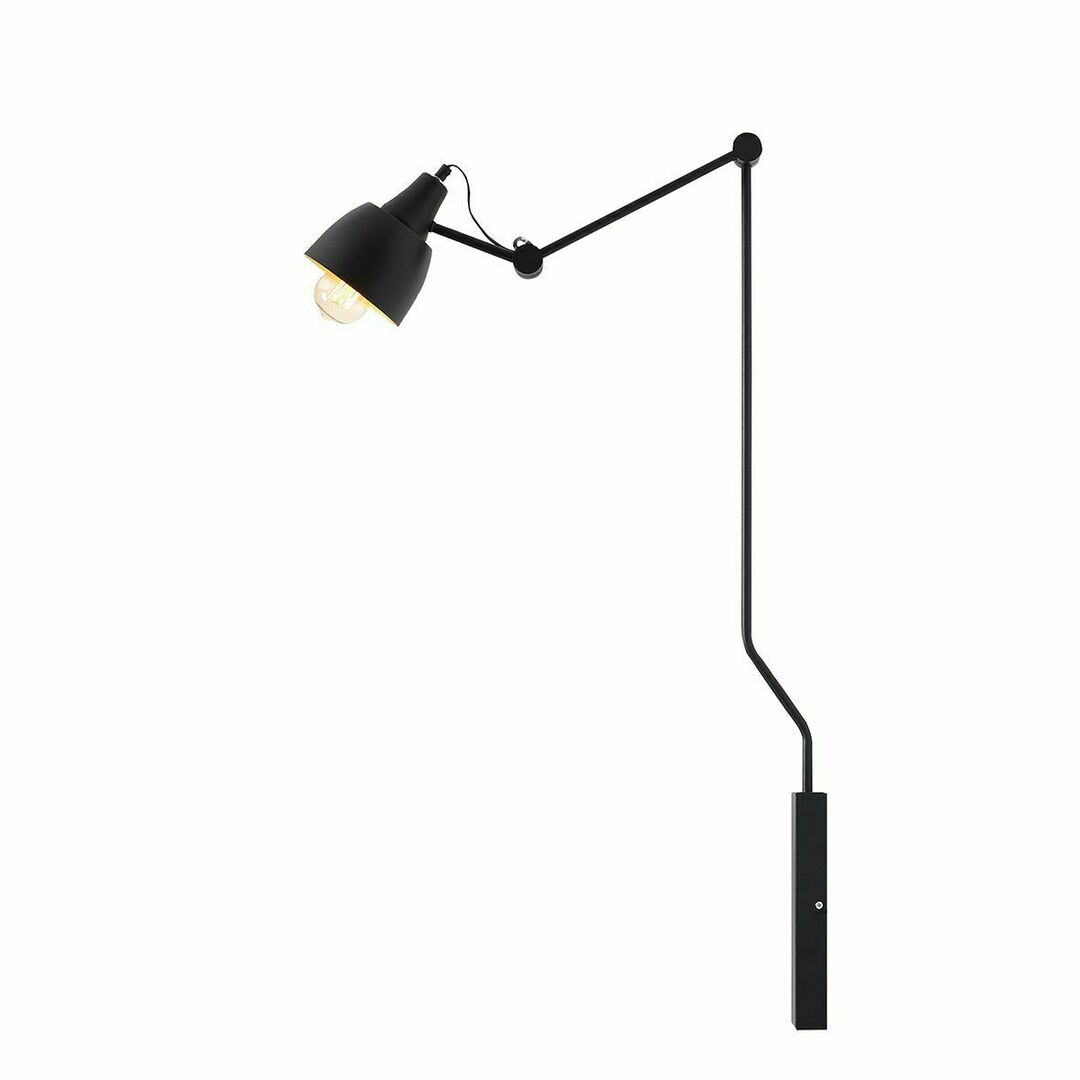 Prüfen Wandleuchte Aldex Aida Black Smaller Gold Metall E27 843C Wandleuchte Aldex Aida Black Smaller Gold Metall E27 843C