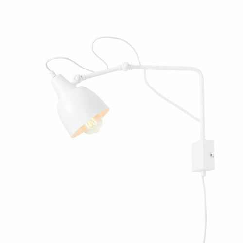 Prüfen Wandleuchte Aldex Soho Small Weiß Metall E27 SKU 1002C_M