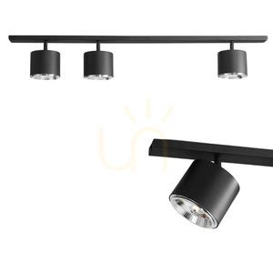 Plafond Aldex BOT 3-flammig schwarz Metall GU10 1047PL_E small 1