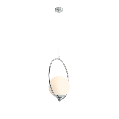 Prüfen Pendelleuchte Aldex Sol Chrom Metall Glas E27 20 cm 1075G4