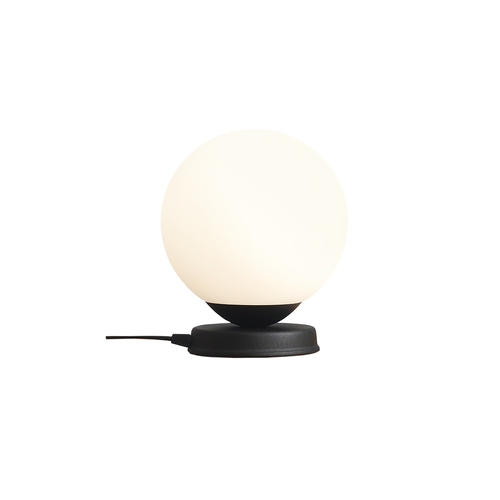 Prüfen Schreibtischlampe Kugel Schwarz Metall E27 Aldex 1076B1_M