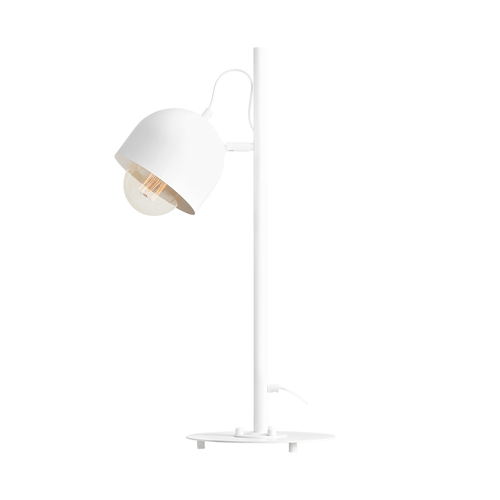 Prüfen Schreibtischlampe Aldex Beryl Weiß Metall E27 62 cm 976B