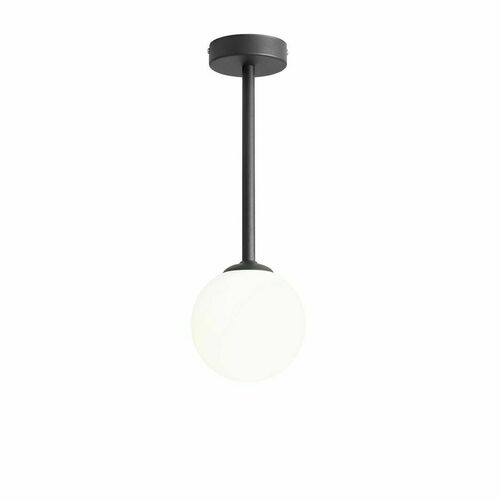 Prüfen Plafond Aldex Pinne Kurz Schwarz Metall Glas 1080PL_G1_S
