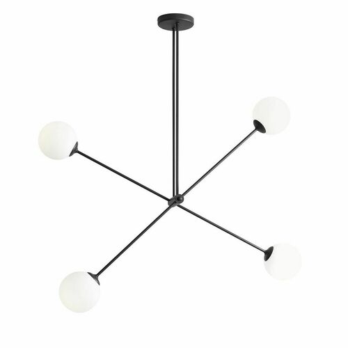 Prüfen Plafond Aldex Ohio 4 Schwarz 1081PL_L1