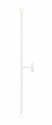 Prüfen Wandleuchte Aldex Tubo 2 Weiß Metall E14 2x40W 1072D_L