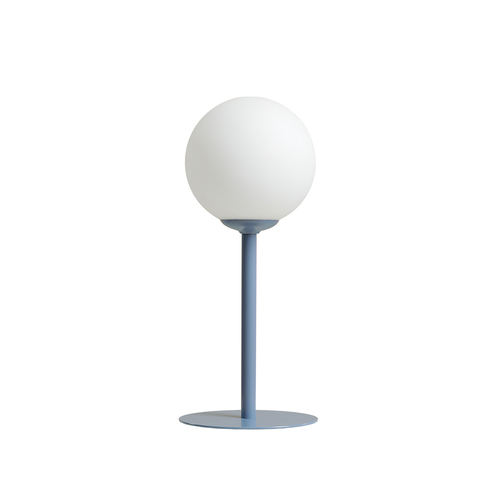 Prüfen Schreibtischlampe Aldex Pinne dusty blue Metall Glas E14 1080B16
