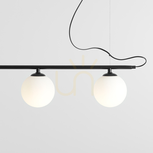 Aldex Beryl Glass 5 Pendelleuchte, schwarz, 5-flammig E14, 1006F1 small 1