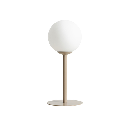 Prüfen Aldex Pinne Tischleuchte beige, Glas und Metall, 1xE14, 35 cm, 1080B17