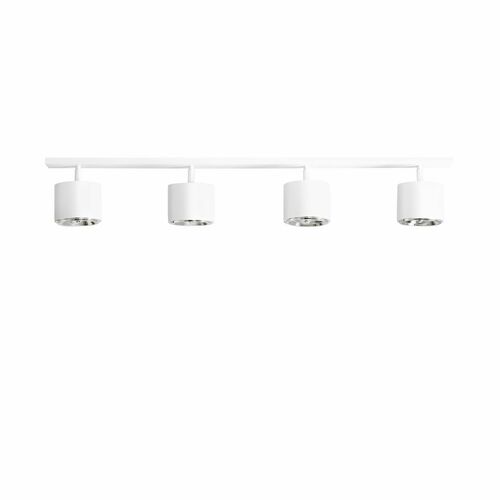 Prüfen Plafon LED GU10 4-flammig weiß Metall Aldex 1046PL_L