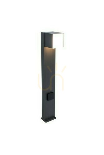 Prüfen Außenstehleuchte Lutec CUBA LED 12W anthrazit 75 cm Aluminium