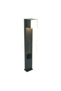 Außenstehleuchte Lutec CUBA LED 12W anthrazit 75 cm Aluminium small 0