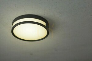 Außen-Deckenleuchte Lutec ROLA LED schwarz Aluminium 18,3 cm 6382201012 small 3