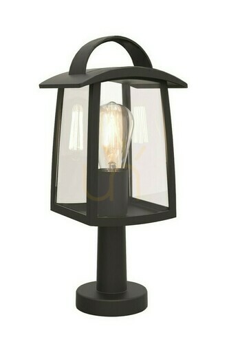 Prüfen Außenstehleuchte Lutec Kelsey schwarz Aluminium 40 cm 7273604012