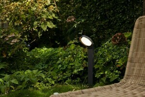 Außenstehleuchte Lutec POLO anthrazit LED 15W 65 cm Aluminium small 1