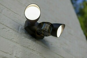 Lutec SHRIMP Sicherheitsstrahler mit Bewegungsmelder 7622222012 LED 20 W 1700 lm schwarz small 1