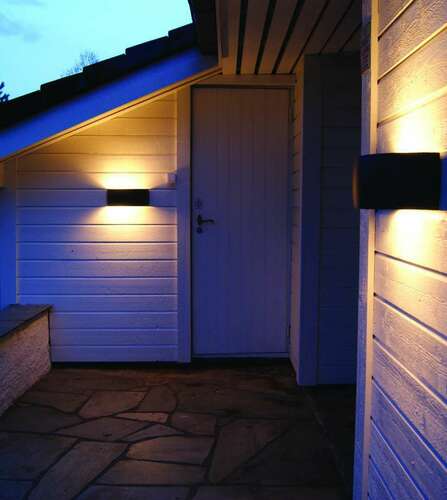 Prüfen Außenwandleuchte VASA 127 GRAPHITE LED E27 8.5W 2700K NORLYS