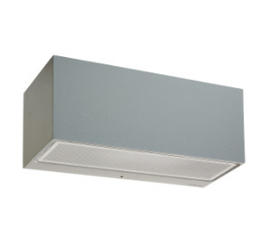 Prüfen ASKER Big 1300 Aluminium 9006 8.3W 3000K Norlys Außenwandlampe