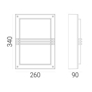 NORDKAPP 1620 GRAPHIT LED 10W 3000K NORLYS small 3