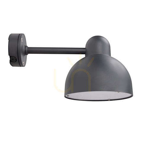 Prüfen Außenwandleuchte NORLYS Koster 1912GR graphit RAL 7016, LED 17,5 W 3000 K