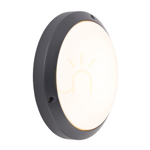 Außenwandleuchte NORLYS Bornholm 541GR graphit RAL 7016 LED 7,8 W 3000 K IP65 small 3