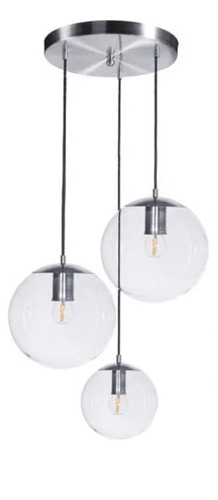 Prüfen Moderne Pendelleuchte Bacan 3er-Set Transparentes Messing Famlight