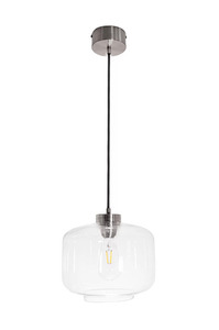 Famlight Jawa Pendelleuchte für Innenräume, transparent, Edelstahl 0 Famlight Jawa Pendelleuchte für Innenräume, transparent, Edelstahl small 0