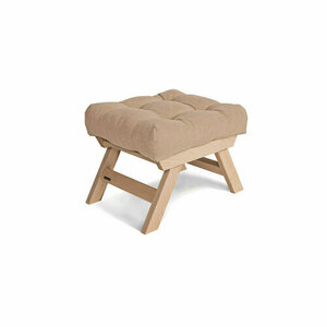 Sitzpuff WoodMan Allegro beige Buchenholz WUA-00492 small 0