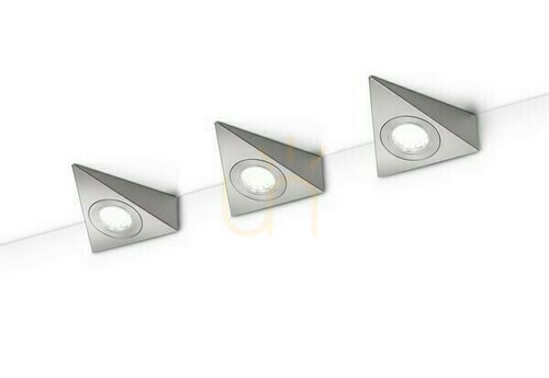 Prüfen 3er-Set LED-Unterbauleuchten Trio ECCO 273370307 – Nickel matt